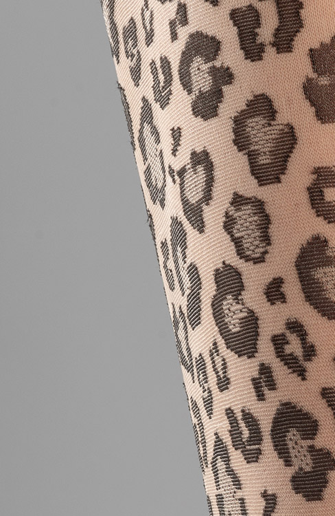 Modische Feinstrumpfhose mit Gepardenmuster Collanteria Serengeti