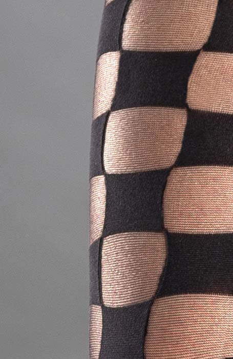 Modische Feinstrumpfhose mit Schachbrettmuster Collanteria LeMans